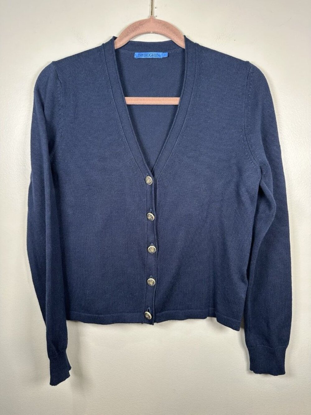 J. McLaughlin Cardigan Sweater Size Small Elegant Button Quiet Luxery